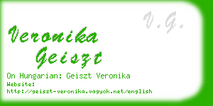 veronika geiszt business card